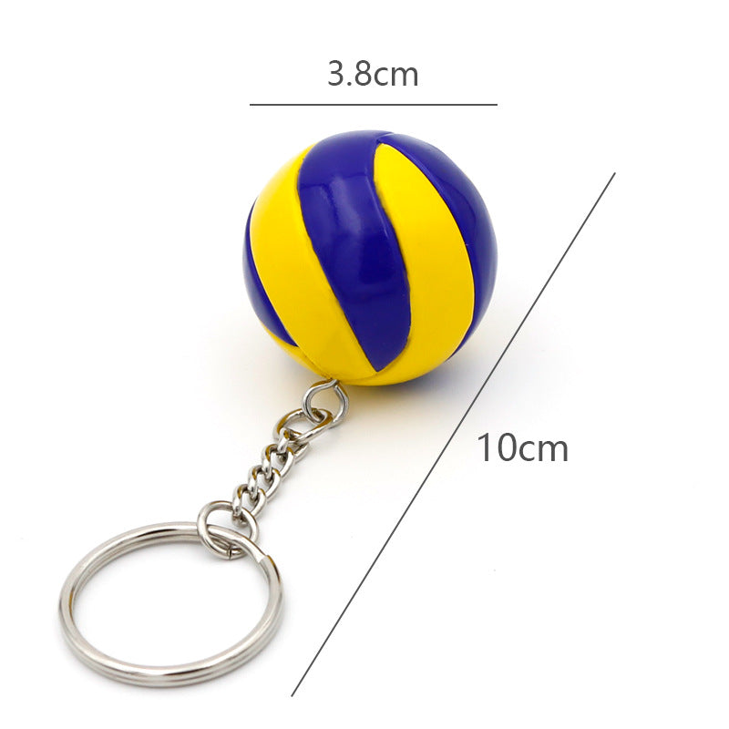 Wholesale Plastic Volleyball Keychain